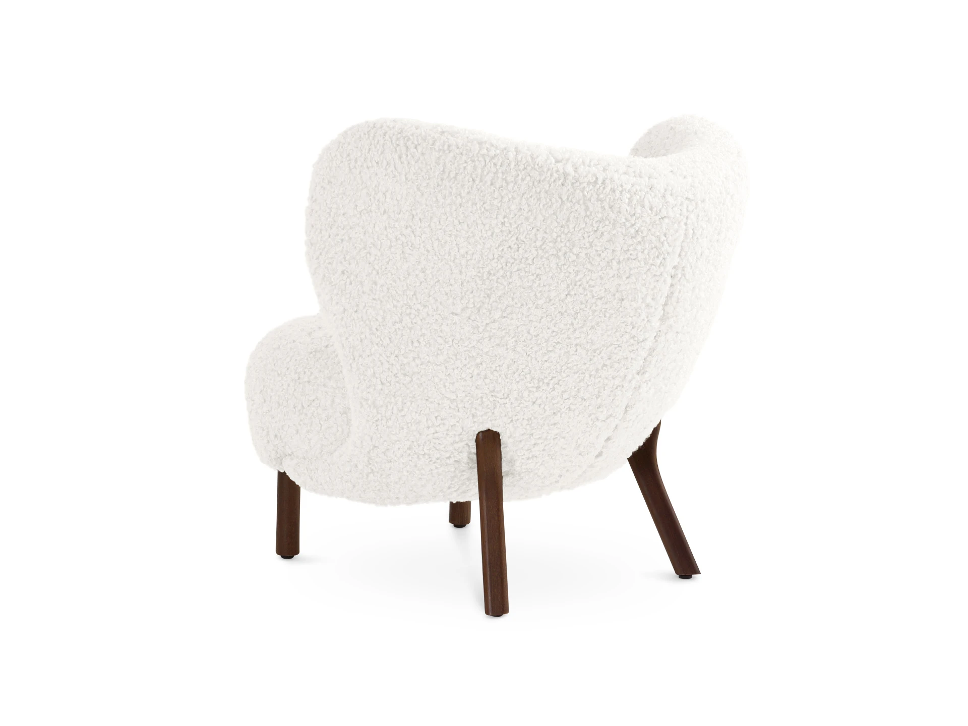 Кресло Lounge Wood (белый)